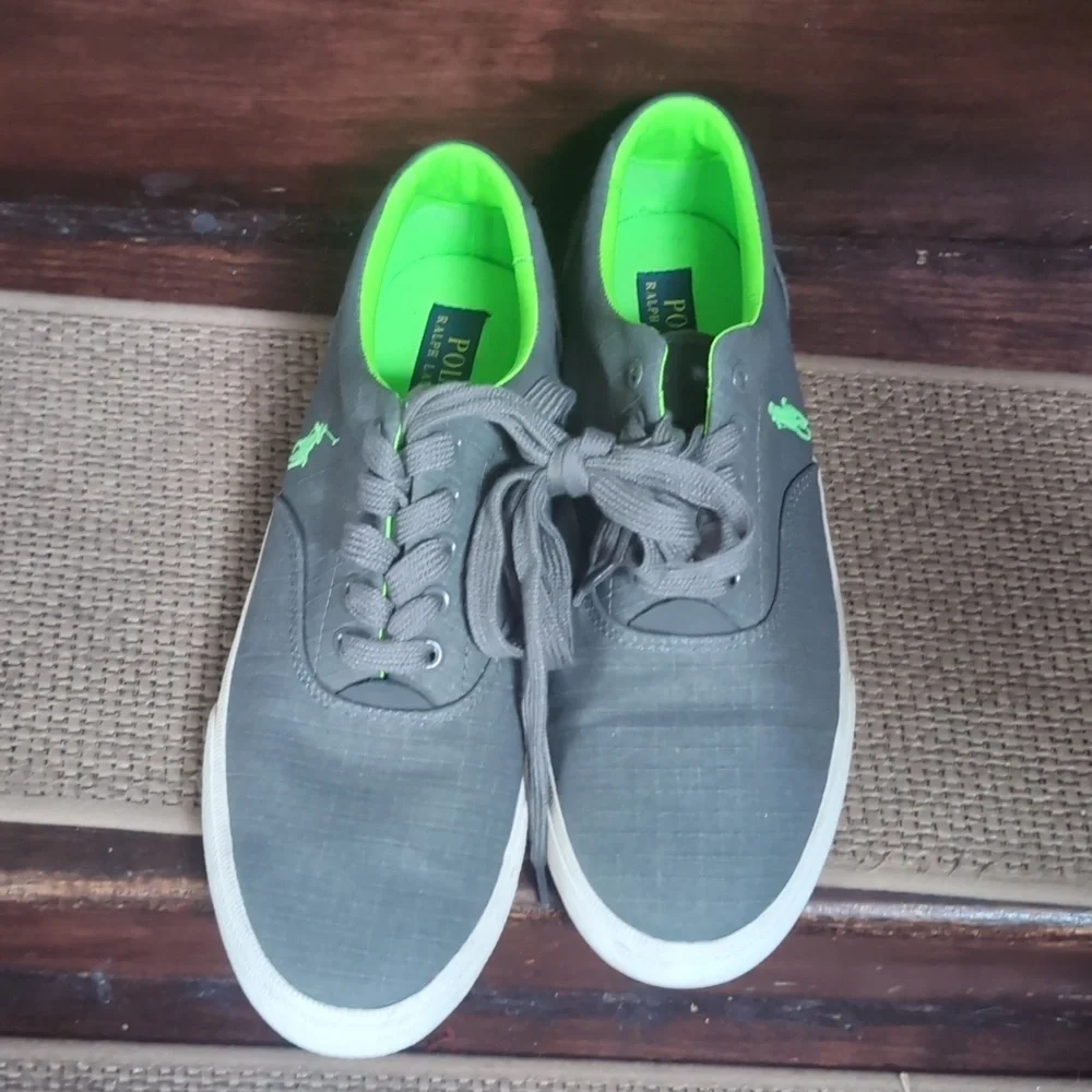 Polo Ralph Lauren Vaughn Matte Ripstop Sneakers Men's Size 10-D